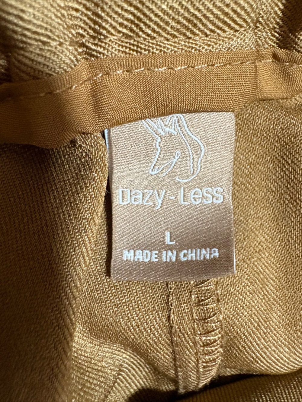 Tan Trousers Size L - Picture 6 of 12